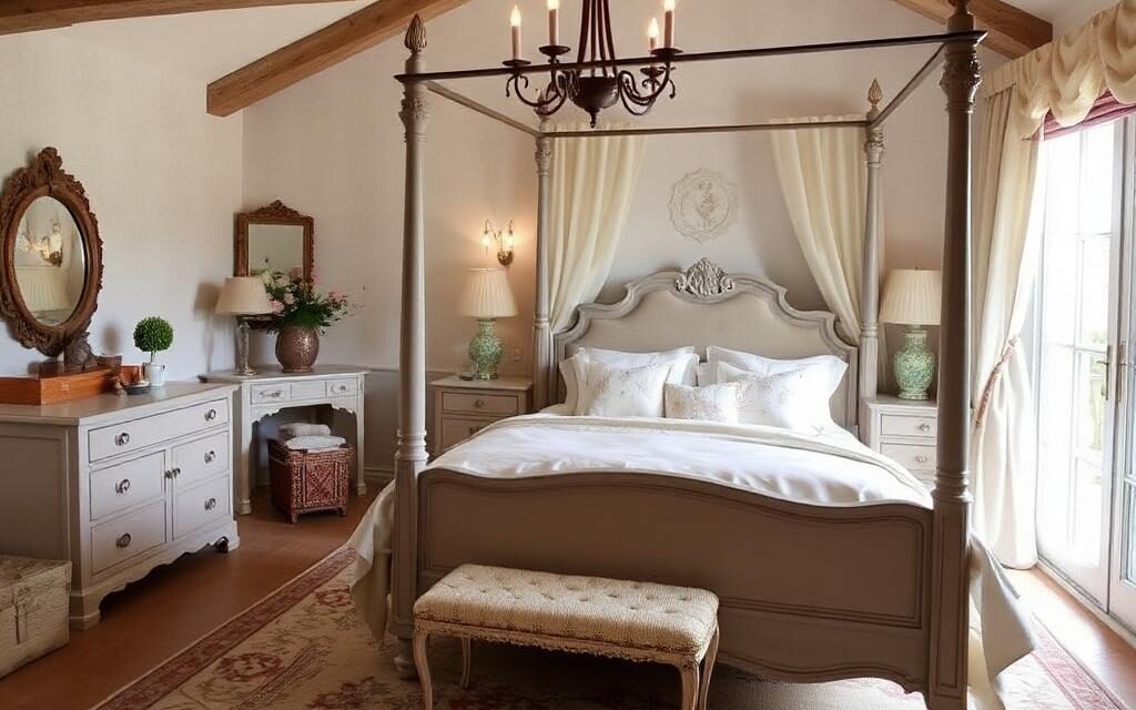 Romantic French Country Bedroom Ideas